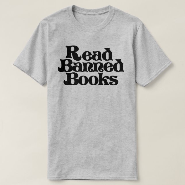 Camiseta Leer libros prohibidos (Diseño del anverso)