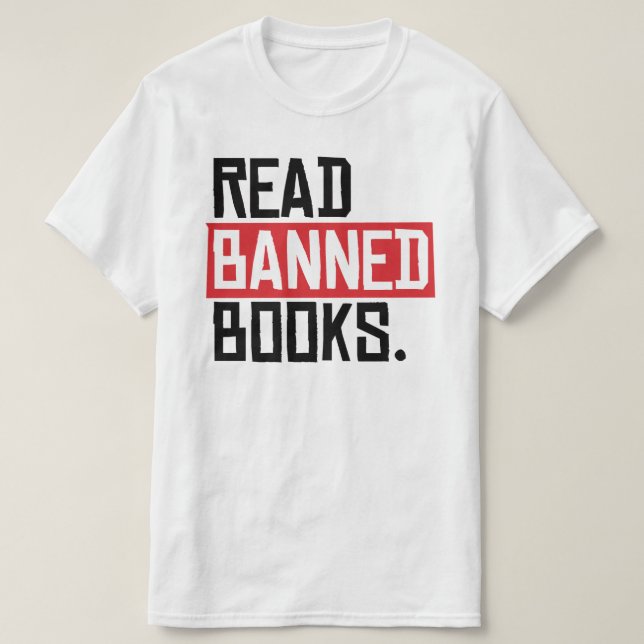 Camiseta Leer libros prohibidos (Diseño del anverso)