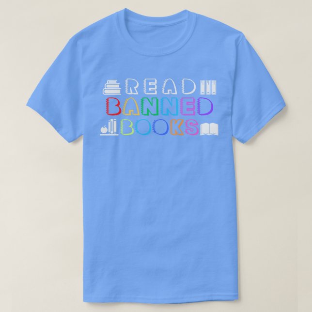 Camiseta Leer libros prohibidos 6 (Diseño del anverso)