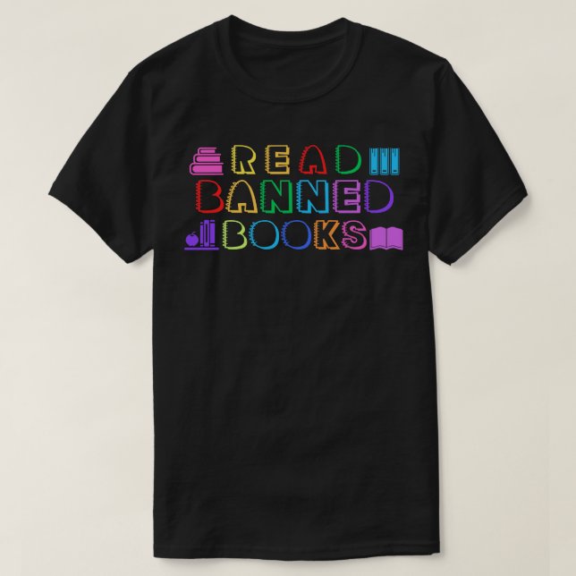 Camiseta Leer libros prohibidos 8 (Diseño del anverso)