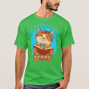 Camiseta Leer libros prohibidos Kitten