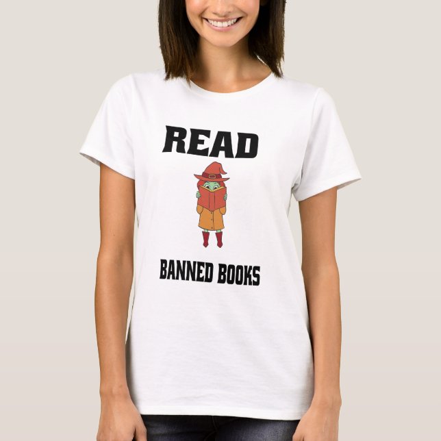 Camiseta Leer libros prohibidos Perra Adorable (Anverso)