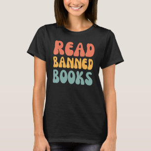 Camiseta Leer libros prohibidos Semana de lectura de libert