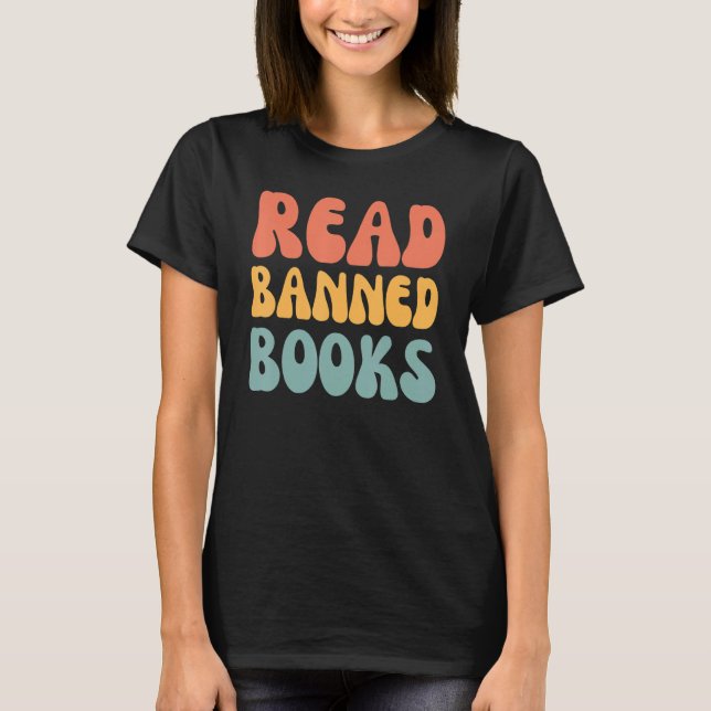 Camiseta Leer libros prohibidos Semana de lectura de libert (Anverso)