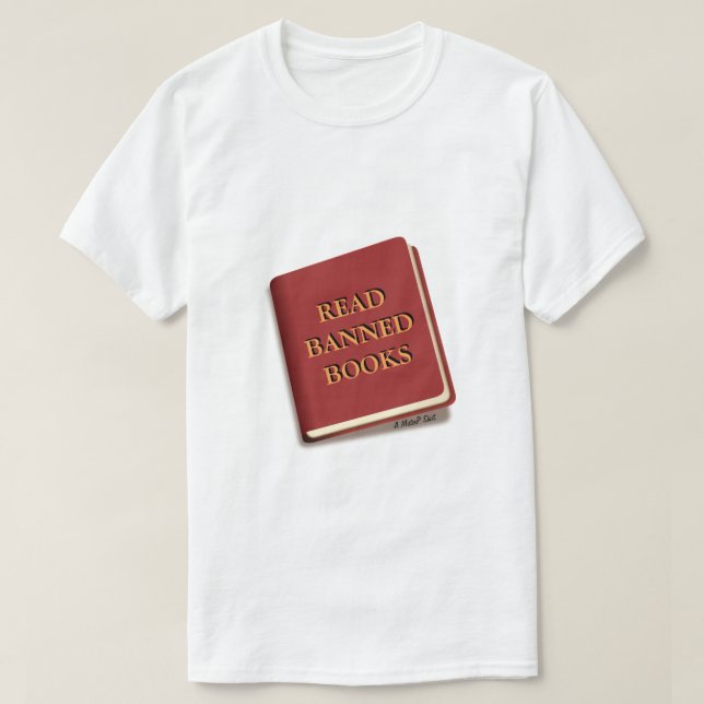 Camiseta LEER LIBROS PROHIBIDOS - UNA CAMIONETA DE MÍsterP (Diseño del anverso)