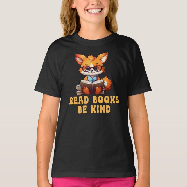 Camiseta Leer libros sea amable (Anverso)