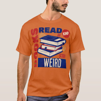 Camiseta leer libros sea una estancia amable rara 4