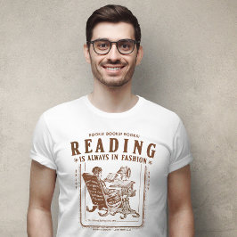 Camiseta Leer libros siempre al estilo