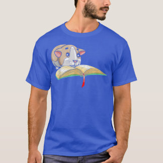 Camiseta Leer libros y Mascota de mi cerdo guineano, leer s