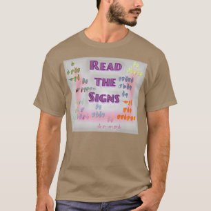 Camiseta Leer los Rótulos de vida de los Rótulos