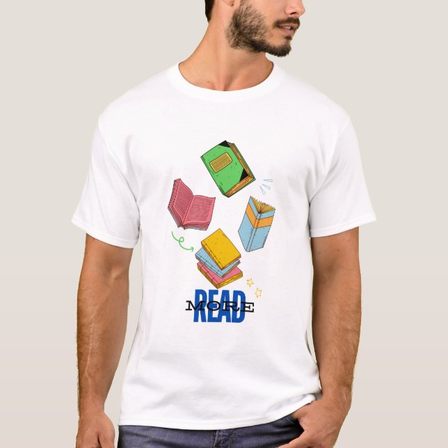 Camiseta Leer más (Anverso)