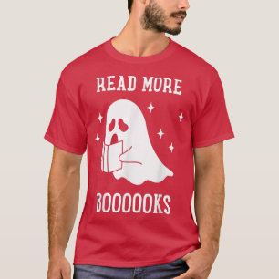 Camiseta Leer más libro Fantasma Halloween Bibliotecario le