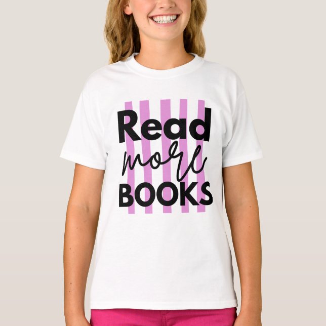 Camiseta Leer Más Libros (Anverso)
