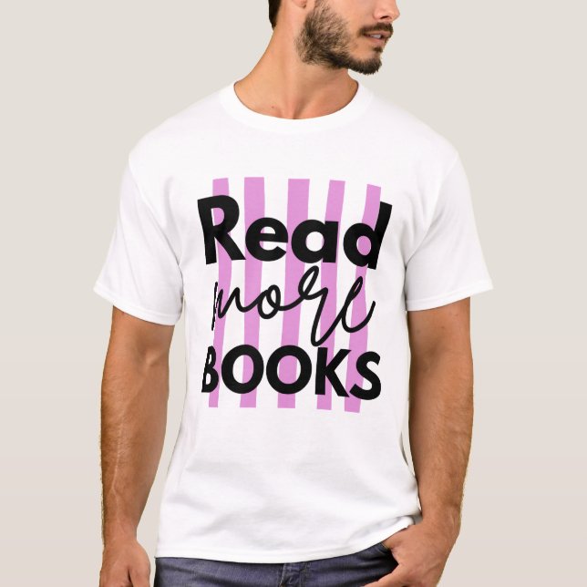 Camiseta Leer Más Libros (Anverso)