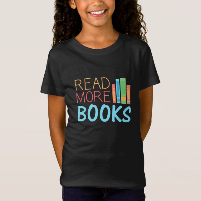 Camiseta Leer Más Libros (Anverso)