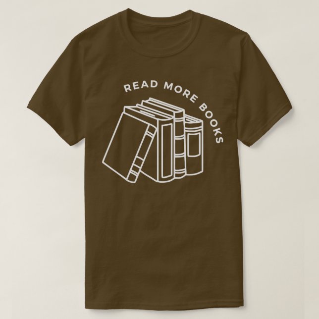 Camiseta Leer más libros7 (Diseño del anverso)
