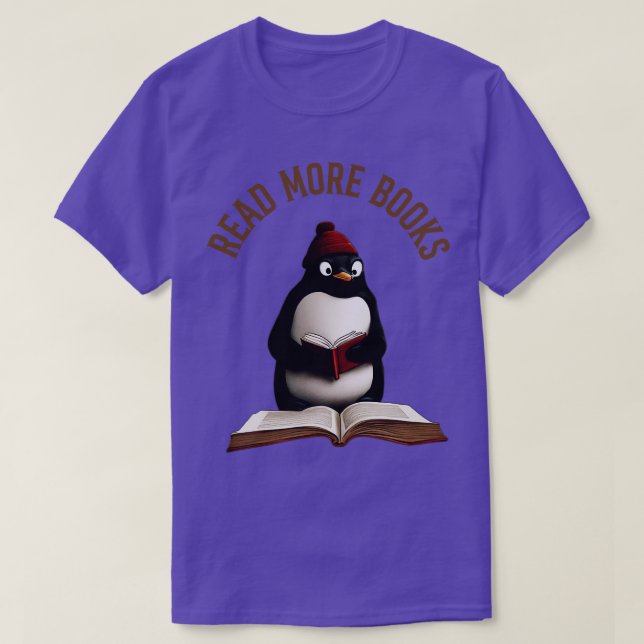 Camiseta Leer más libros 3 (Diseño del anverso)
