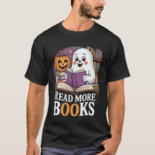 Camiseta Leer Más Libros Amantes De La Literatura De Fantas