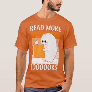 Camiseta Leer más libros Cute Ghost Leer más libros H