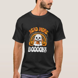 Camiseta Leer más libros Libros Libros Ghost Pumpkin Cute T