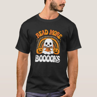 Camiseta Leer más libros Libros Libros Ghost Pumpkin Cute T