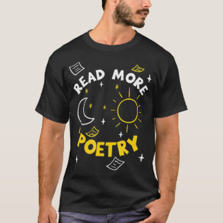 Camiseta Leer más poesía