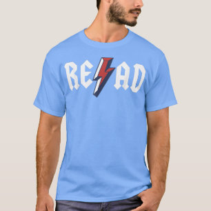 Camiseta Leer Rock N Roll Leer libros divertidos de estrell