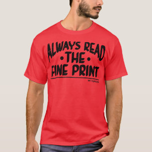 Camiseta Leer siempre la impresión fina Estamos embarazadas