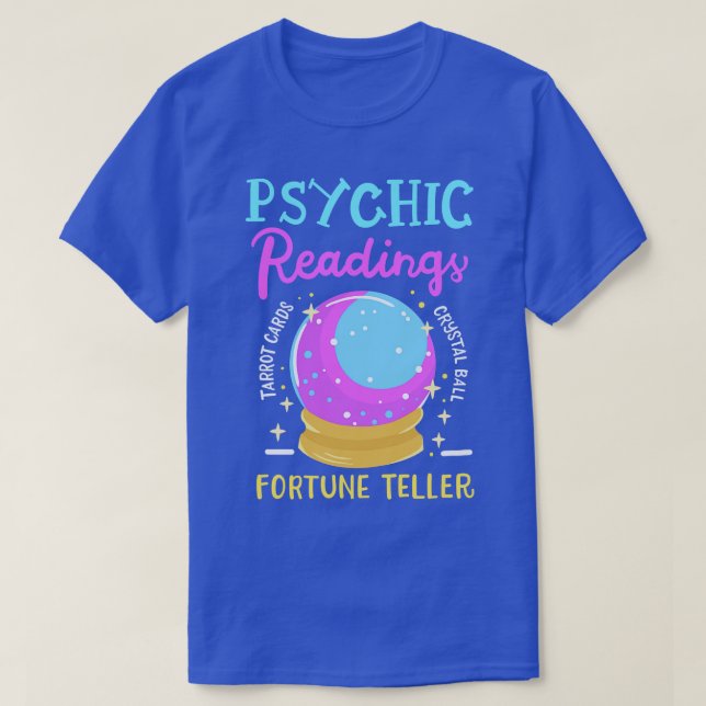 Camiseta Leer síquicamente a Teléster Fortune (Diseño del anverso)