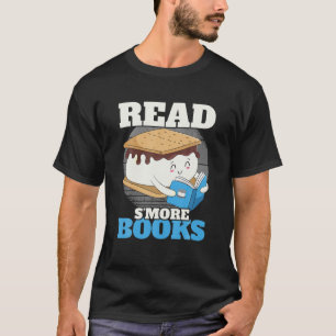 Camiseta Leer S'more Libros Camping Bookworm Boy Cute Libra