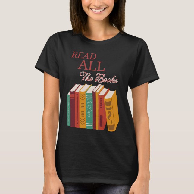 Camiseta Leer todos los libros (Anverso)
