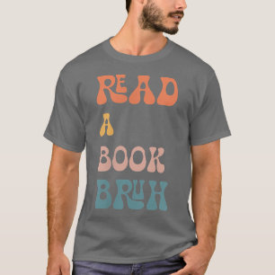 Camiseta Leer un libro de lectura divertida de 1970