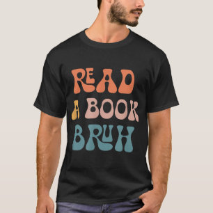 Camiseta Leer un libro de lectura divertida de 1970