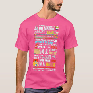Camiseta Leeré libros en un bote leyendo regalo para leer