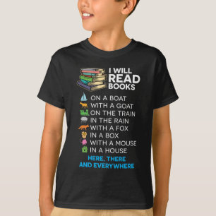 Camiseta Leeré los libros en un barco y por todas partes l