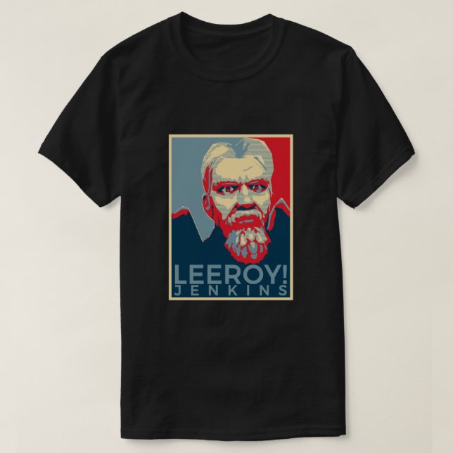Camiseta Leeroy Jenkins Obamized Essential (Diseño del anverso)