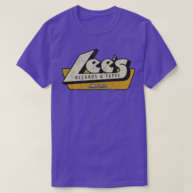 Camiseta Lees Records and Tapes 1974 (Diseño del anverso)
