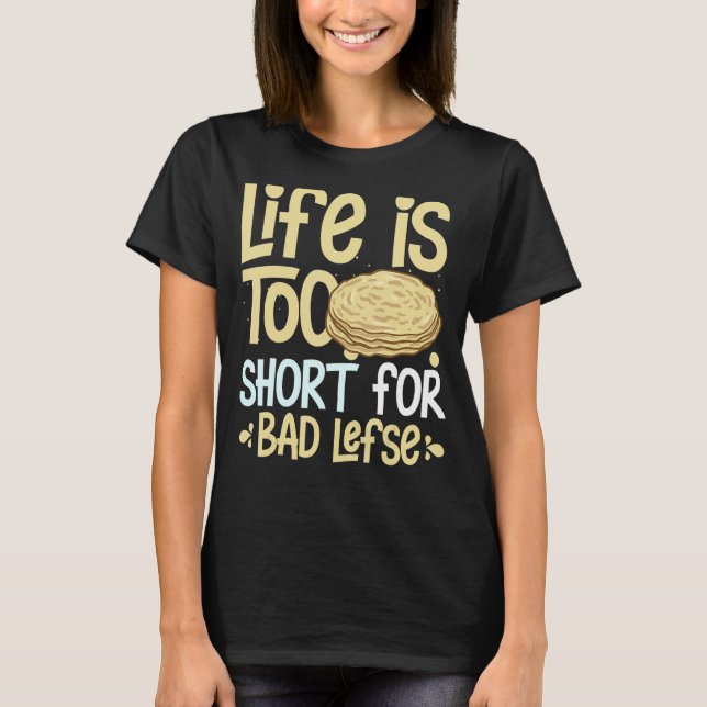 Camiseta Lefse Noruego Maker Flatbread Rolli (Anverso)