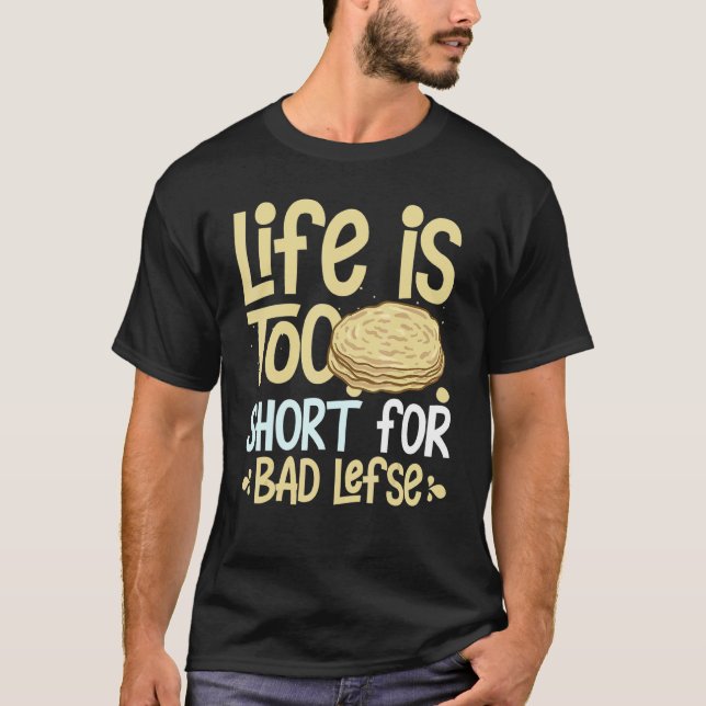 Camiseta Lefse Noruego Maker Flatbread Rolli (Anverso)