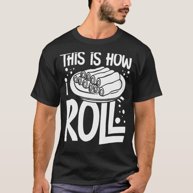 Camiseta Lefse Noruego Maker Flatbread Rolli (Anverso)
