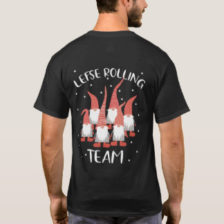 Camiseta Lefse Rolling Team God Jul Gnome Tomte Xmas Santa
