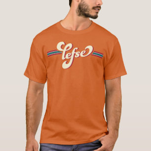 Camiseta Lefse Vintage Tradición Navideña Noruega Chica 70s