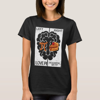 Camiseta Left Pi Right Pie Math Chemistry Students Teachers
