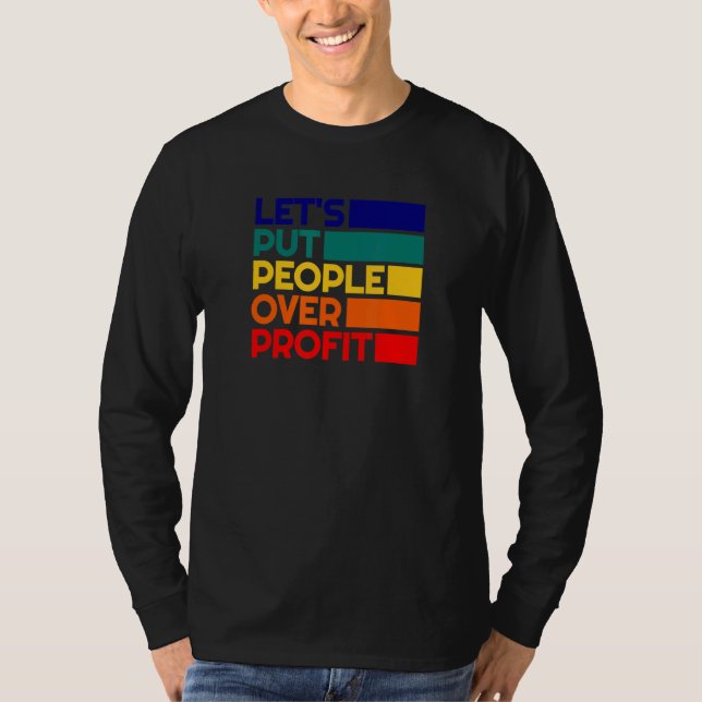 Camiseta Leftist Democratic Socialist Union Retro People Ov (Anverso)