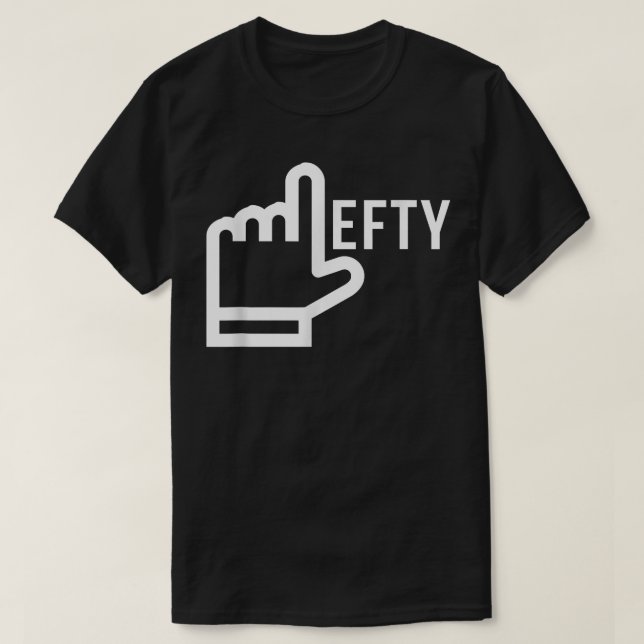 Camiseta Lefty Novedad Gift Funny Left T  (Diseño del anverso)