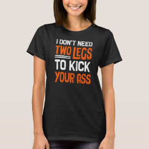 Camiseta Leg Ampu No Necesito 2 Piernas Apoyo A La Amputaci