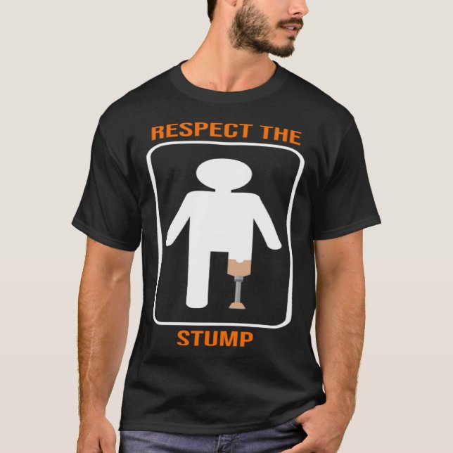 Camiseta Leg Amputee Wheelchair Theme and Bioinc Leg (Anverso)