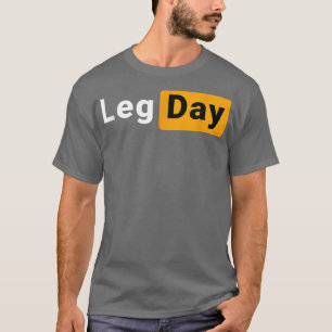 Camiseta Leg day funny joke meme hub for gym workout for ma