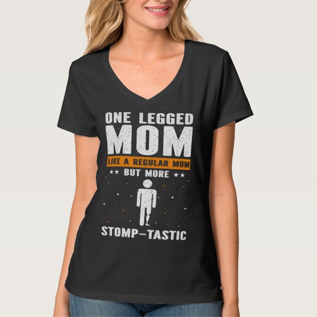 Camiseta Leg Prosthesis Quote for Falke Limb and Artificial (Anverso)