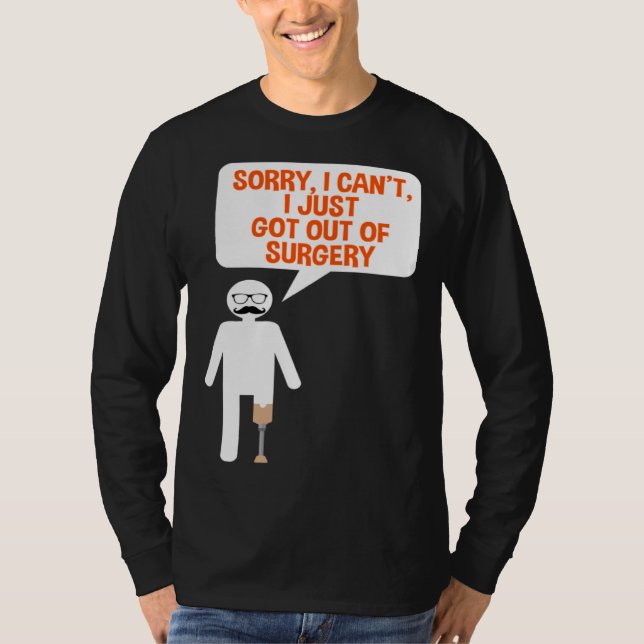 Camiseta Leg Prosthesis Quote for Falke Limb and Artificial (Anverso)